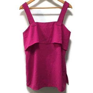 ANN TAYLOR fuchsia sleeveless blouse NWT